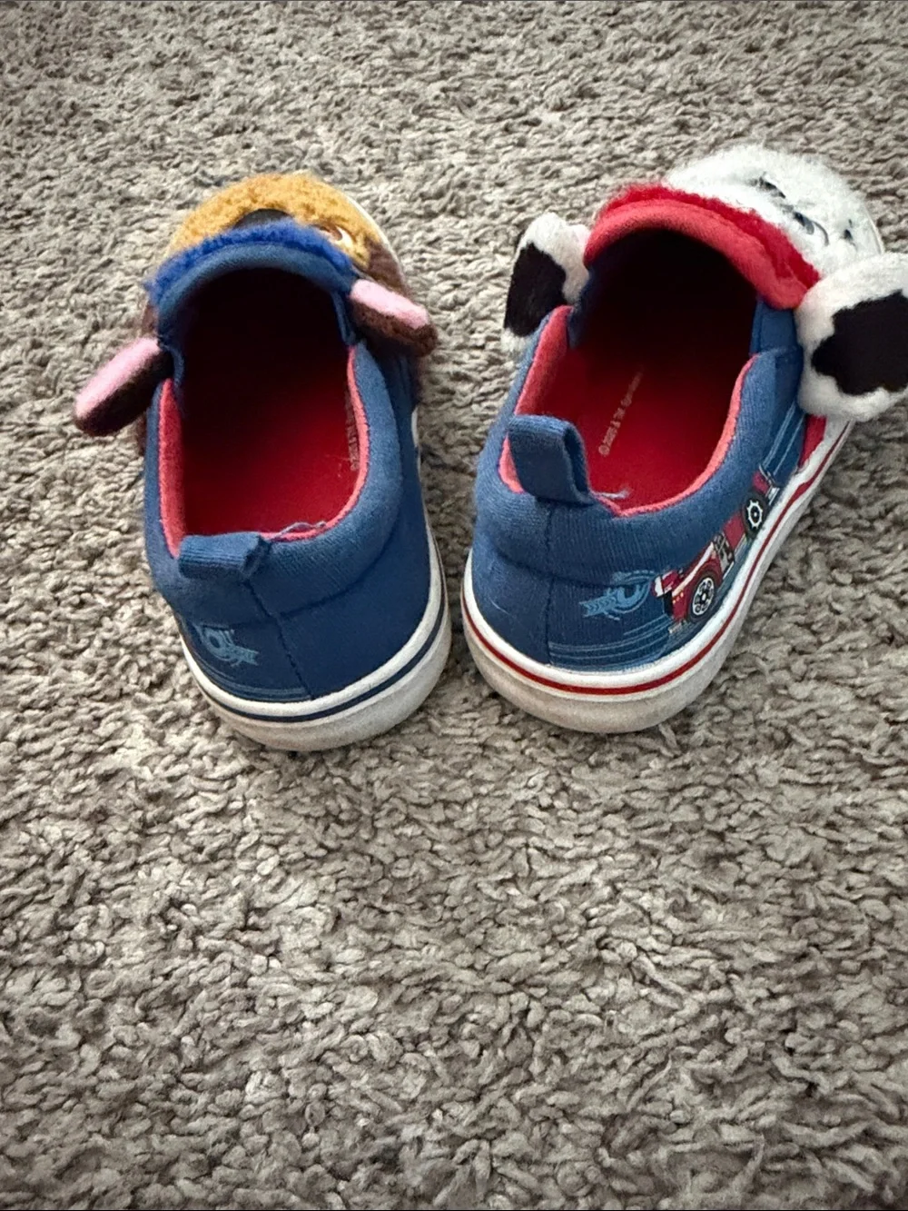 Paw Patrol Character Slip-On Shoes - Red, Blue, White, Brown